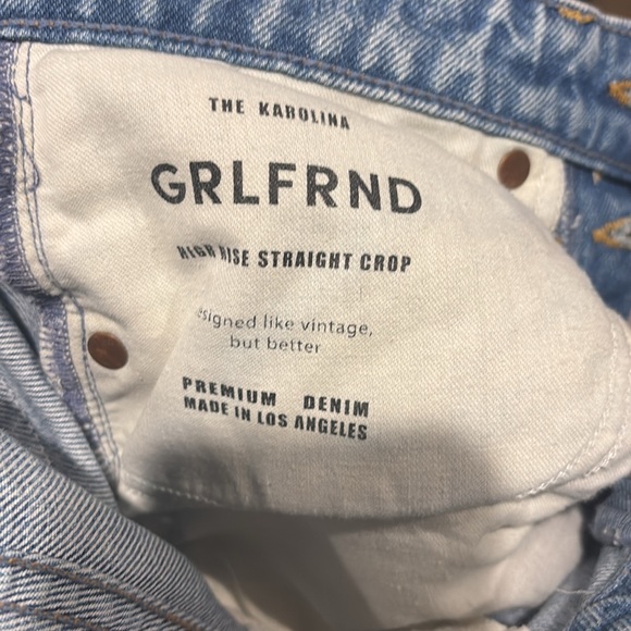 GRLFRND straight leg 5 pocket Jean - Picture 4 of 4